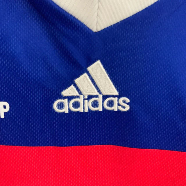 Camisa Retrô Seleção da França 1998 manga longa - Adidas Masculina - Azul