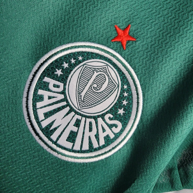 Camisa Palmeiras I 22/23 Feminina Puma- Verde com detalhes em branco