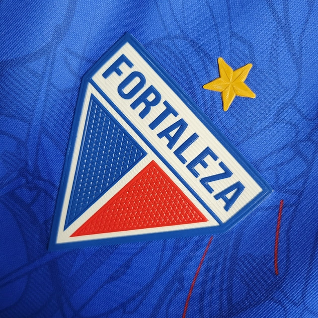 Camisa Fortaleza Goleiro 23/24 - Torcedor Lobo Masculina - Azul