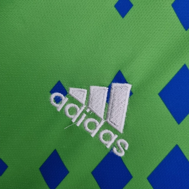 Camisa Seattle Sounders I 22/23 - Torcedor Adidas Masculina - Verde com detalhes em branco e azul
