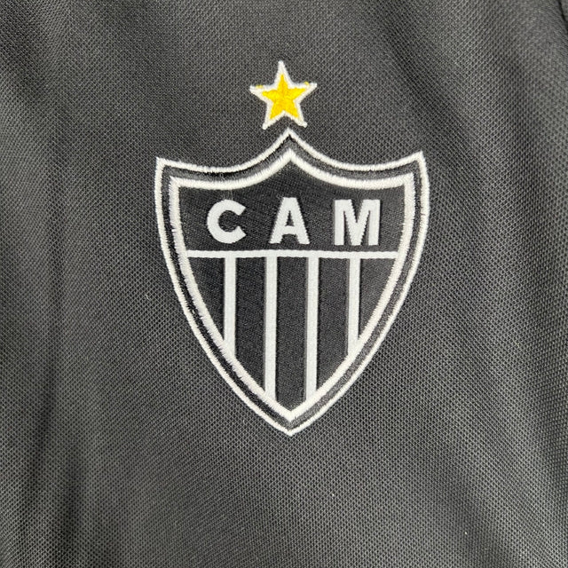 Camisa Atlético Mineiro III 23/24 - Torcedor Adidas Feminina - Preta com detalhes em amarelo