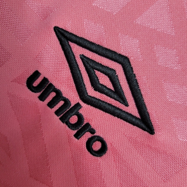 Camisa Grêmio Edição especial 22/23 - Torcedor Umbro Masculina - Rosa com detalhes em preto e azul