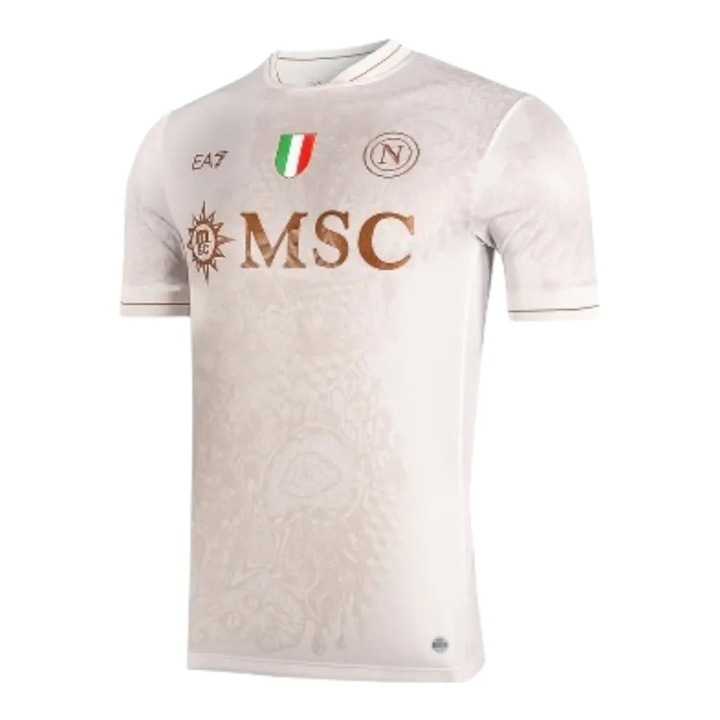 Camisa Napoli II 25/26 - Torcedor EA7 Masculina - Branca