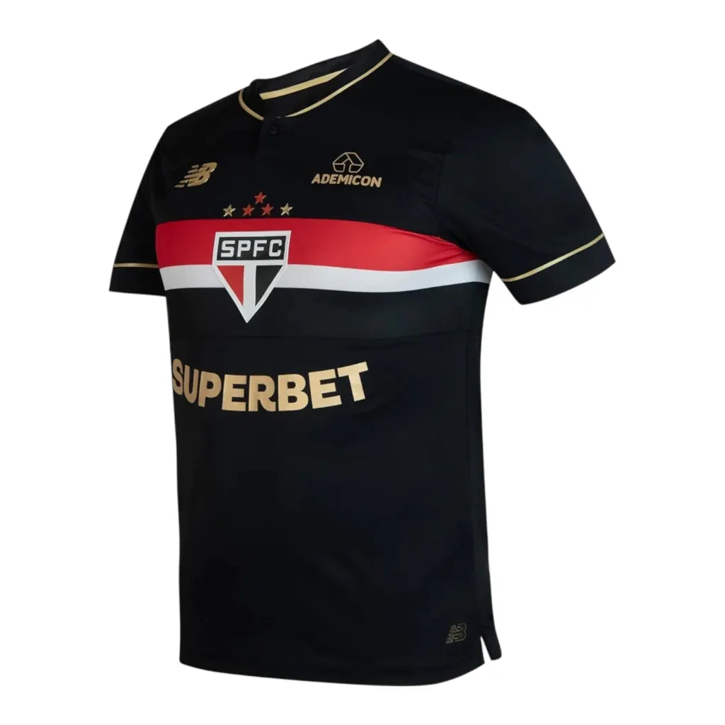 Camisa São Paulo Comemorativa III 25/26 - Torcedor New Balance Masculina - Preta
