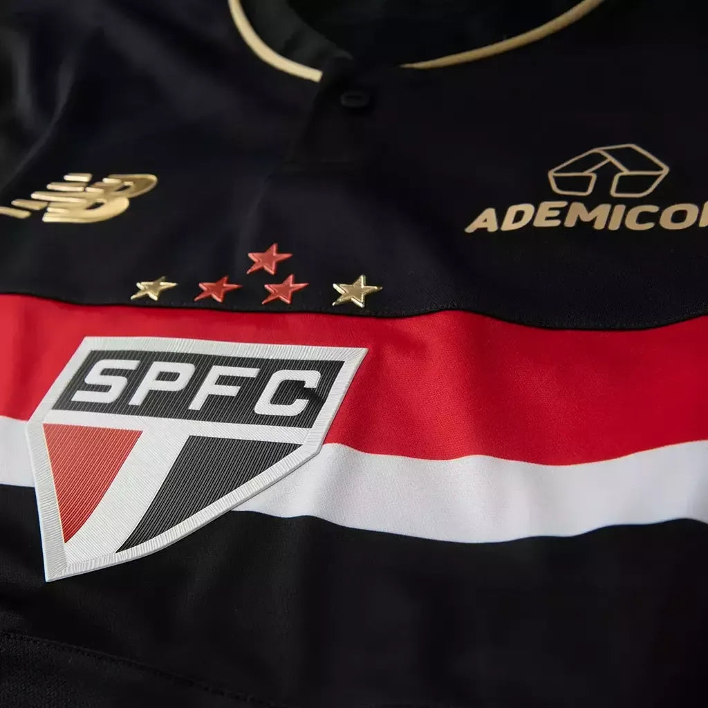 Camisa São Paulo Comemorativa III 25/26 - Torcedor New Balance Masculina - Preta