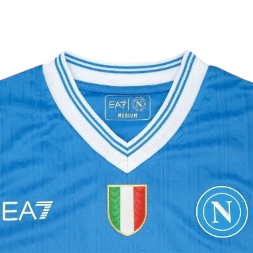 Camisa Napoli I 25/26 - Torcedor EA7 Masculina - Azul