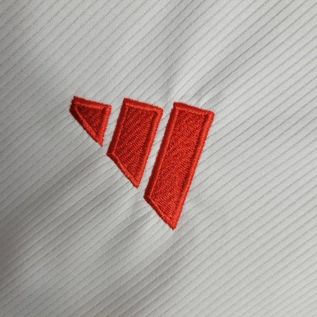 Camisa Bayern de Munique I 23/24 manga longa - Torcedor Adidas Masculina - Vermelha e branca