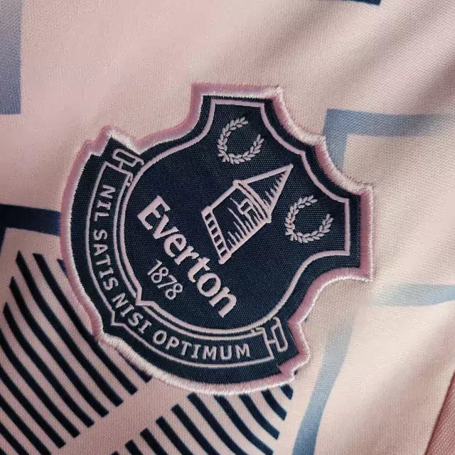 Camisa Everton Away 22/23 Torcedor Hummel Masculina - Rosa