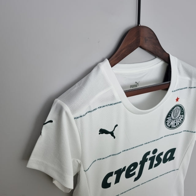 Camisa Palmeiras II 22/23 Torcedor Puma Feminina - Branca com detalhes em verde