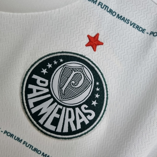 Camisa Palmeiras II 22/23 Torcedor Puma Feminina - Branca com detalhes em verde
