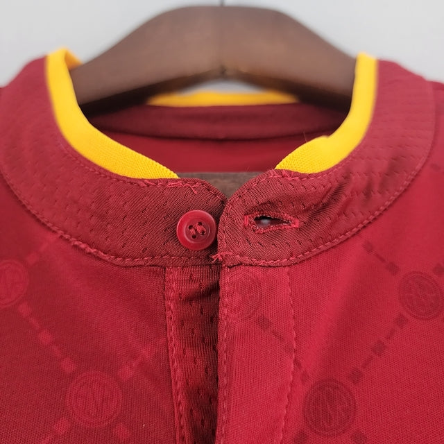 Camisa Roma I 22/23 - Torcedor New Balance Masculina - Vermelha