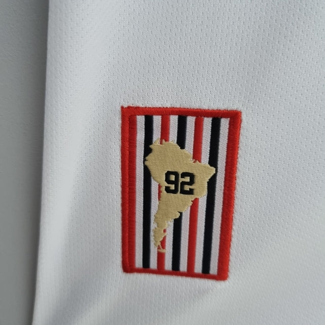 Camisa São Paulo I 22/23 Torcedor Adidas Feminina - Branco e Vermelho