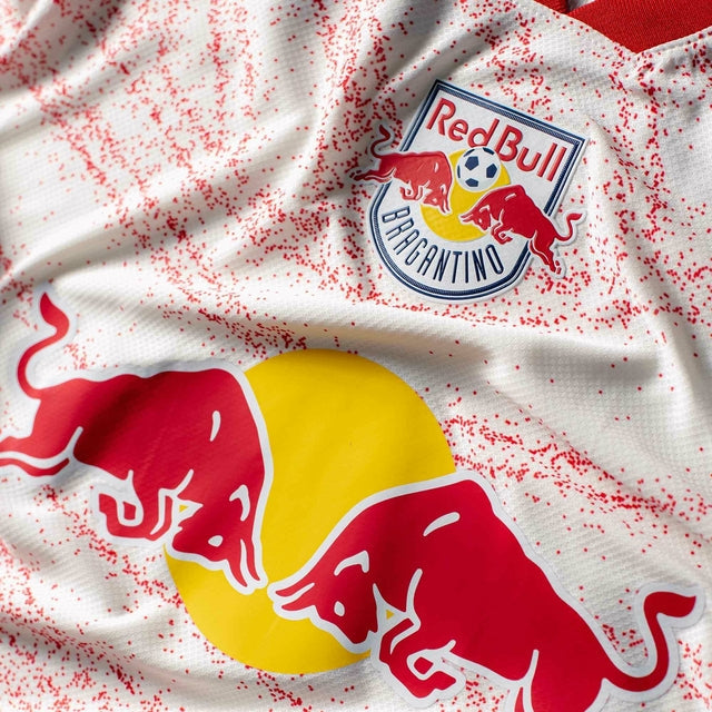Camisa Red Bull Bragantino I 24/25 - Torcedor Feminina - Branca com detalhes em vermelho