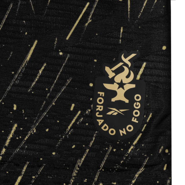 Camisa Botafogo II 24/25 - Torcedor Reebok Feminina - Preta com detalhes em dourado