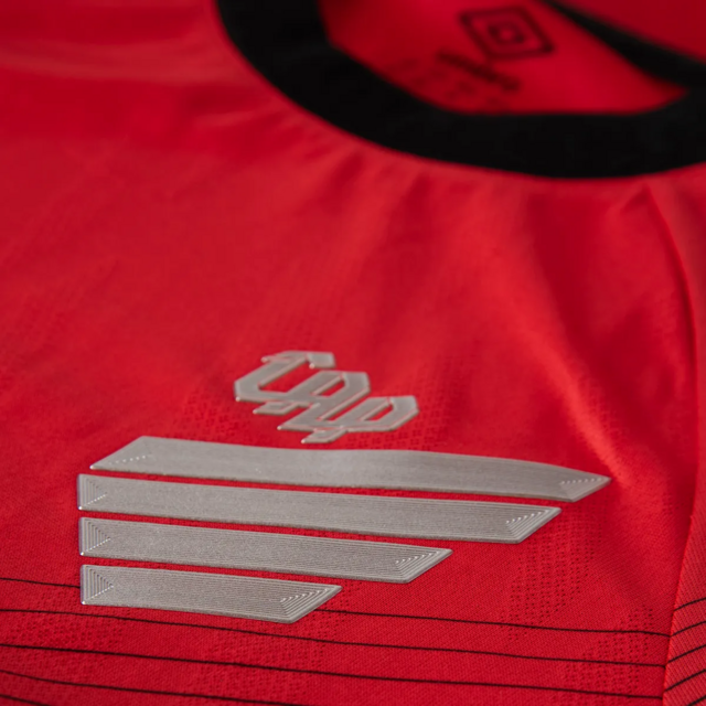 Camisa Athletico Paranaense I 25/26 - Torcedor Umbro Feminina - Vermelha e preta