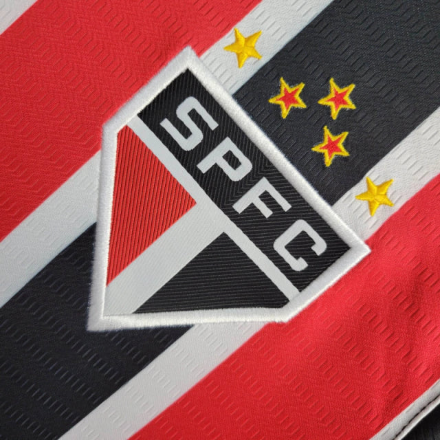 Camisa São Paulo II 24/25 manga longa - Torcedor New Balance Feminina - Tricolor