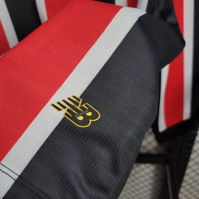 Camisa São Paulo II 24/25 manga longa - Torcedor New Balance Feminina - Tricolor
