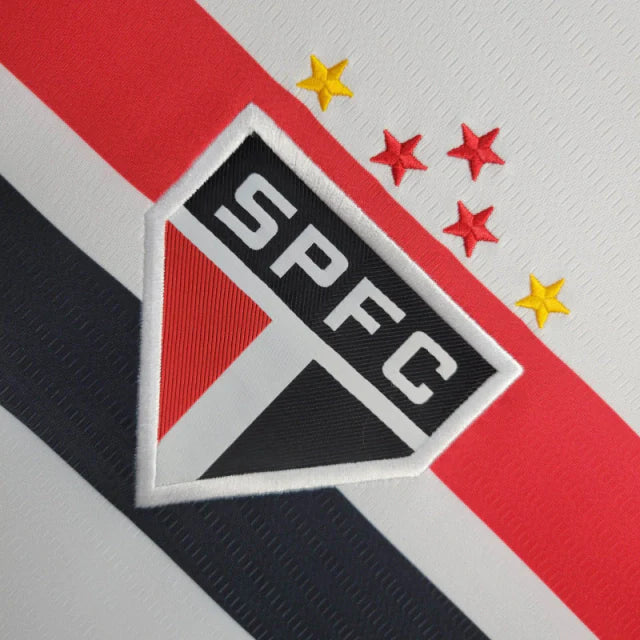 Camisa São Paulo I 24/25 manga longa - Torcedor New Balance Feminina - Branca