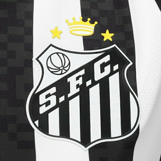 Camisa Santos II 25/26 - Torcedor Umbro Feminina - Branca e preta