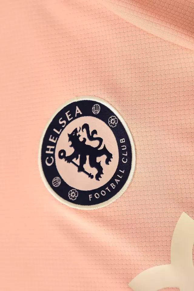 Camisa Chelsea Treino 25/26 - Torcedor Nike Masculina - Salmão com detalhes em azul