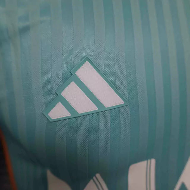 Camisa Inter Miami III 24/25 manga longa - Jogador Adidas Masculina - Verde com detalhes em rosa