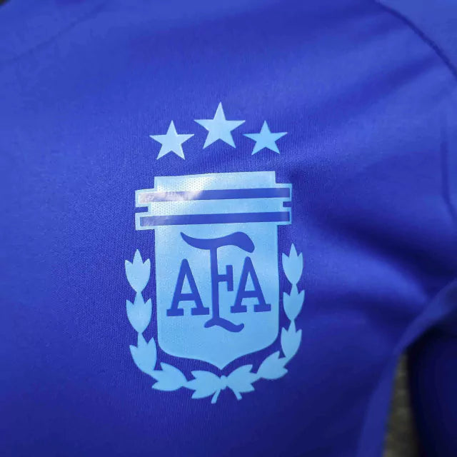 Camisa Seleção Argentina II 24/25 manga longa - Jogador Adidas Masculina - Azul