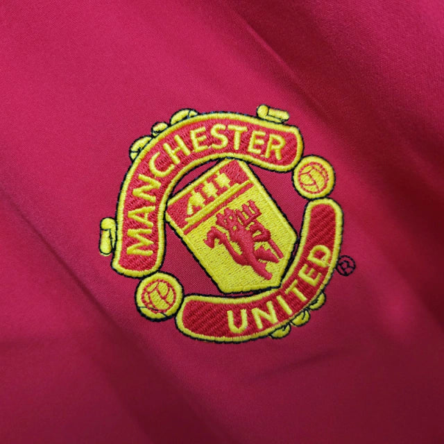Camisa Retrô Manchester United I 2002/2004 manga longa - Nike Masculina - Vermelha
