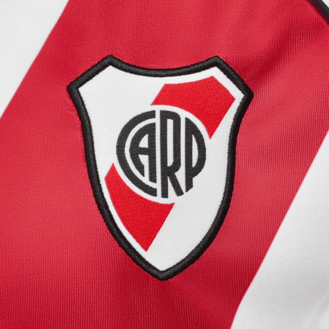 Camisa River Plate I 25/26 manga longa - Torcedor Adidas Masculina - Branca e vermelha