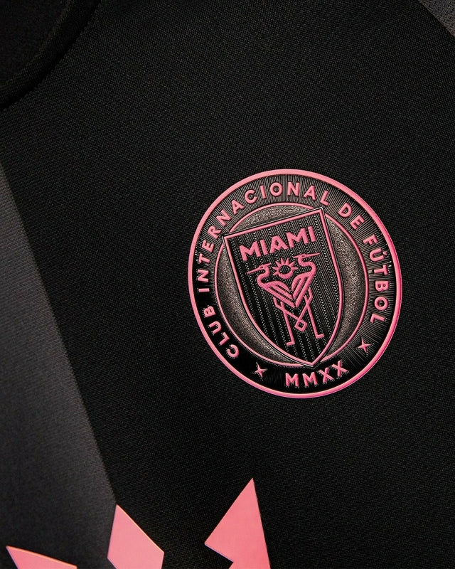 Camisa Inter Miami II 25/26 - Torcedor Adidas Feminina - Preta com detalhes em rosa