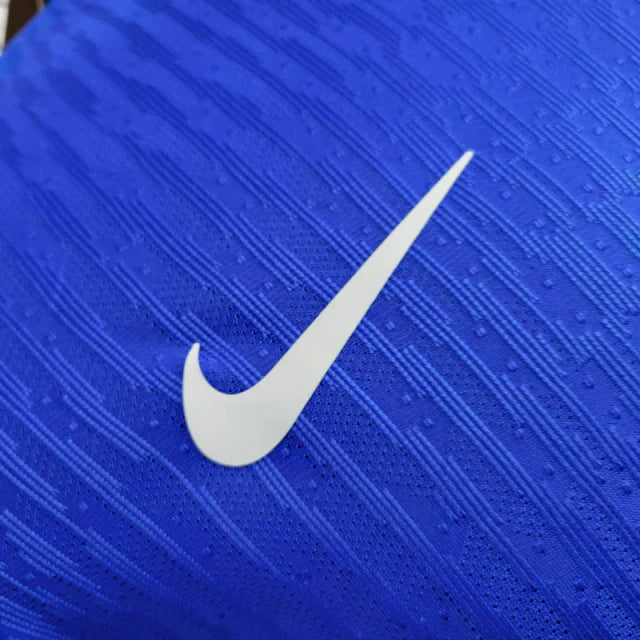 Camisa Seleção da França I 24/25 manga longa - Jogador Nike Masculina - Azul