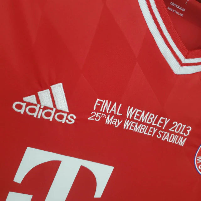 Camisa Retrô Bayern de Munique I 2013/2014 manga longa - Masculina Adidas - Vermelha
