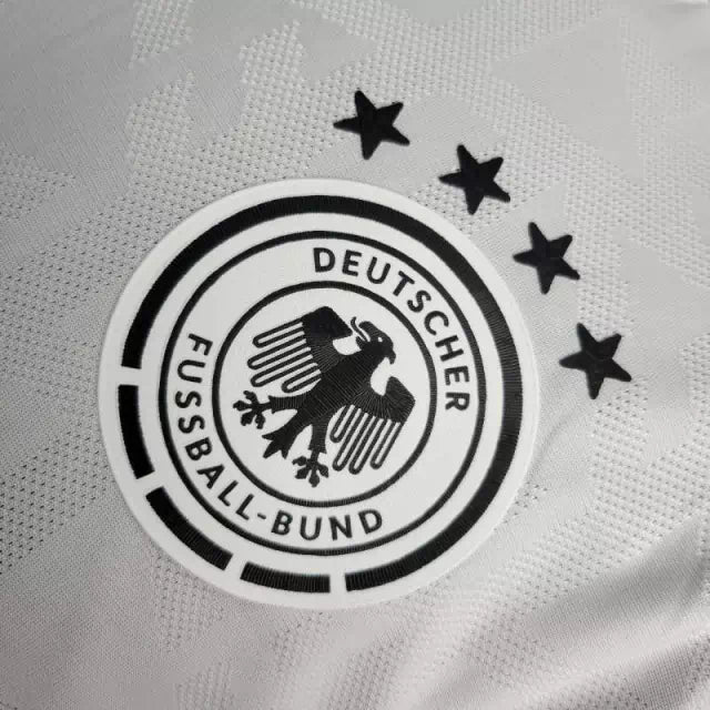 Camisa Seleção da Alemanha I 24/25 manga longa - Jogador Adidas Masculina - Branca