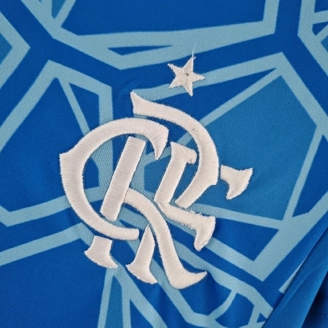 Camisa Flamengo Goleiro 22/23 Adidas Feminina - Azul
