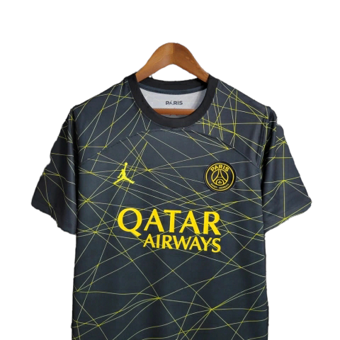 Camisa Paris Saint-Germain IV 23/24 - Torcedor Jordan Masculina - Cinza