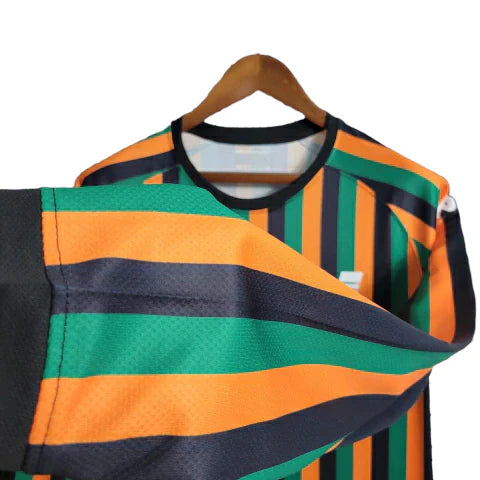 Camisa Venezia Treino 23/24 - Manga Longa - Torcedor Kappa Masculina - Verde e Laranja