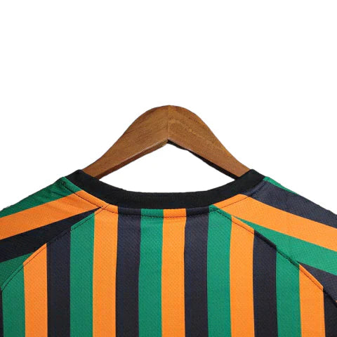 Camisa Venezia Treino 23/24 - Manga Longa - Torcedor Kappa Masculina - Verde e Laranja
