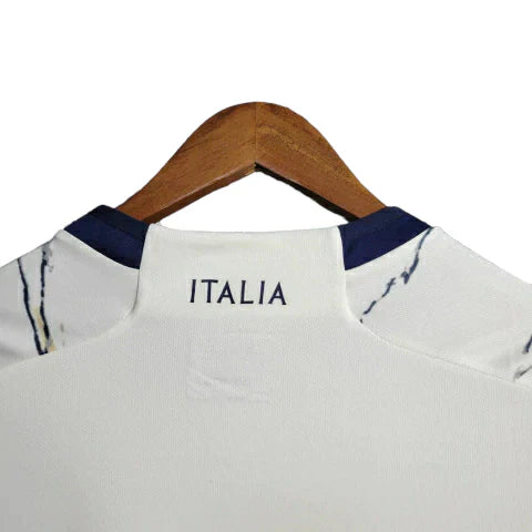 Camisa Seleção da Itália I 23/24 manga longa - Torcedor Puma Masculina - Branca