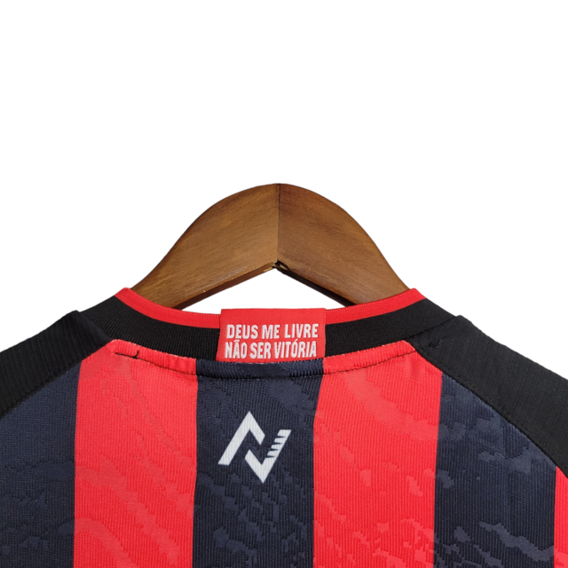 Camisa Vitória I 23/24 - Torcedor Volt Feminina - Vermelha e preta