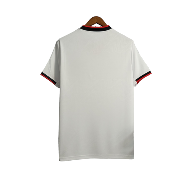Camisa Flamengo II 22/23 Torcedor Masculina -Branca com detalhes preto e vermelho