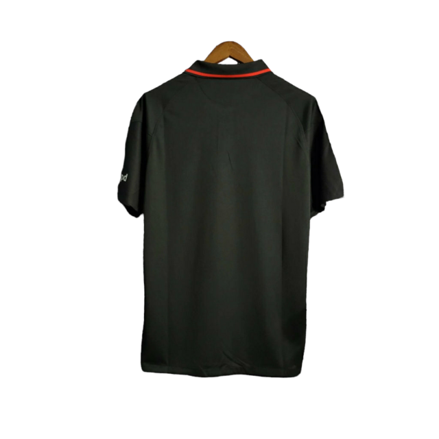 Camisa Frankfurt I 21/22 - Torcedor Nike Masculina - Preta com detalhes em vermelho e branco