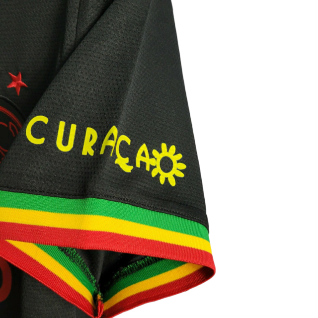 Camisa Ajax Edição Especial 21/22 - Torcedor Adidas Masculina - Preta com detalhes em homenagem a curação