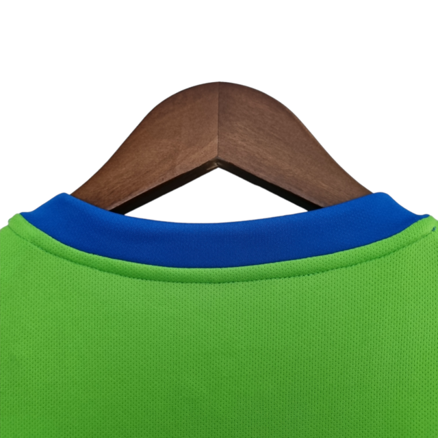 Camisa Seattle Sounders I 22/23 - Torcedor Adidas Masculina - Verde com detalhes em branco e azul