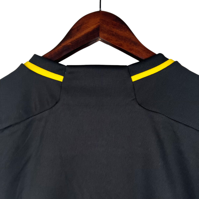 Camisa Atlético Mineiro III 23/24 - Torcedor Adidas Feminina - Preta com detalhes em amarelo