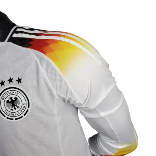 Camisa Seleção da Alemanha I 24/25 manga longa - Jogador Adidas Masculina - Branca
