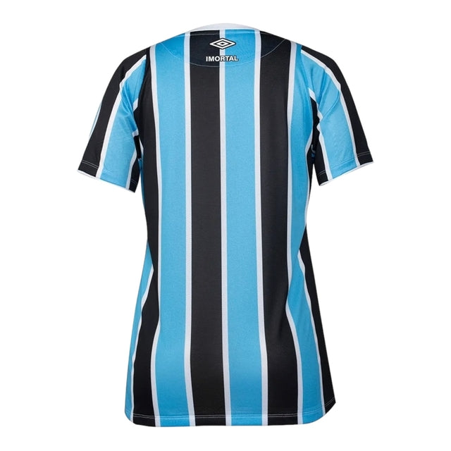 Camisa Grêmio I 24/25 - Torcedor Umbro Feminina - Azul e preta