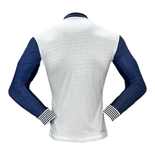 Camisa Tottenham I 24/25 manga longa - Jogador Nike Masculina - Branca e azul