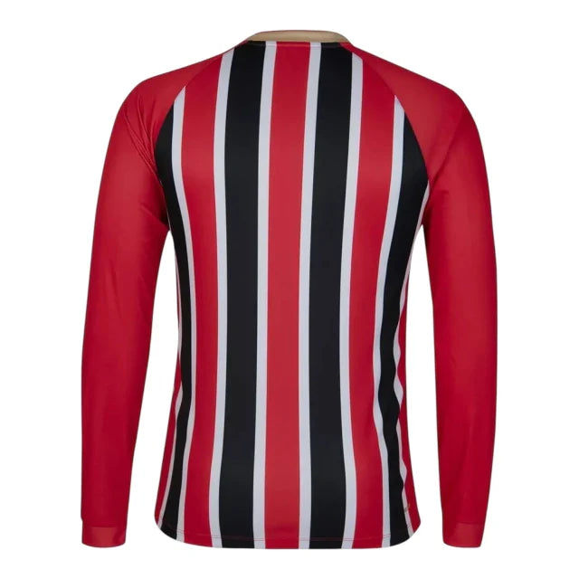Camisa São Paulo II 25/26 manga longa - Torcedor New Balance Masculina - Vermelha e preta
