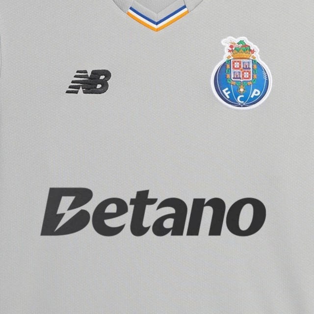 Camisa Porto Edição especial Mundial de Clubes II 25/26 manga longa - Torcedor New Balance Masculina - Cinza