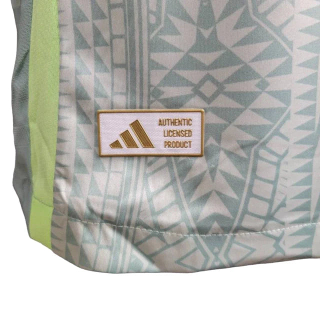 Camisa Seleção do México II 24/25 manga longa - Jogador Adidas Masculina - Branca com detalhes em verde