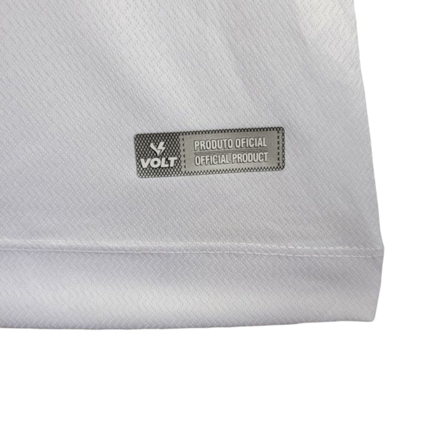 Camisa Santa Cruz II 24/25 - Torcedor Volt Feminina - Branca com detalhes em preto e vermelho
